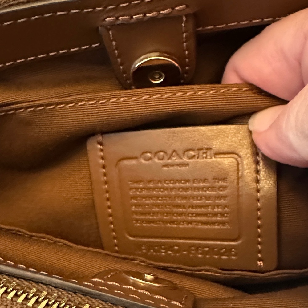 Coach Signature Margo Carryall Satchel - Picture 6 of 8